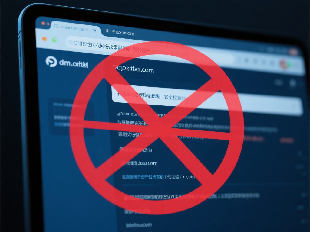 域名被限制或安全拦截
由于地区或网络政策限制，部